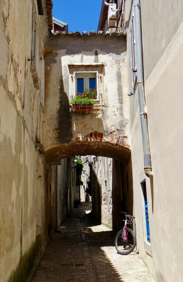 Street on island Krk